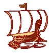 Viking longboat image