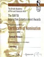 Bafta Certificate image